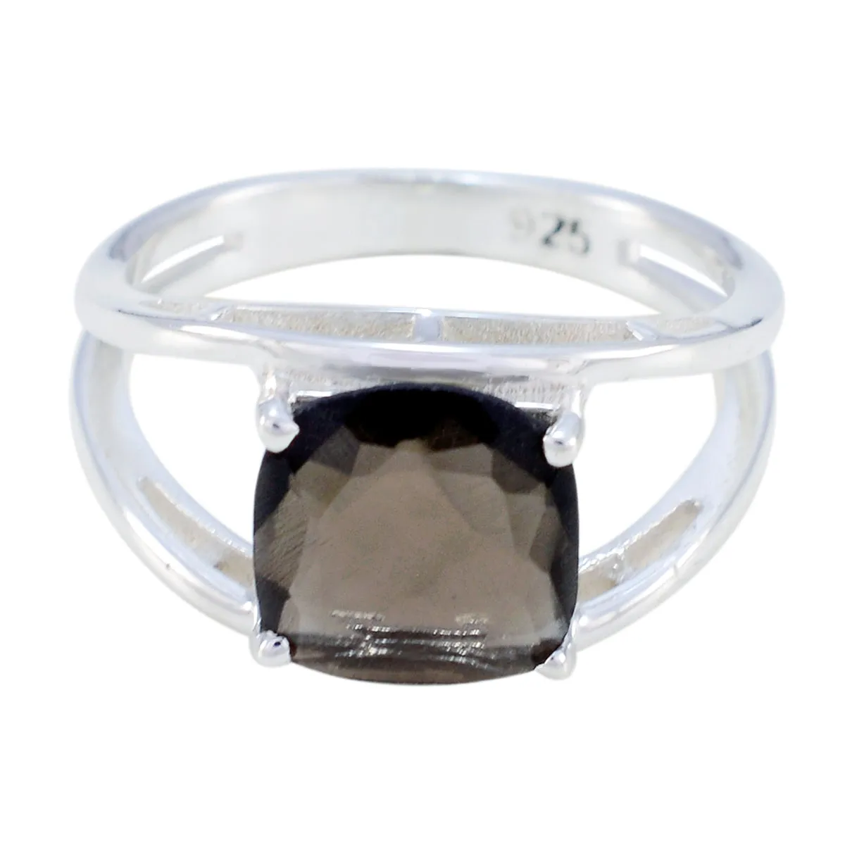 Inviting Gem Smoky Quartz 925 Silver Ring Jewelry Stores In The Mall