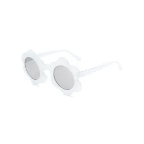 June Translucent Flower Sunglasses — Pale Blue