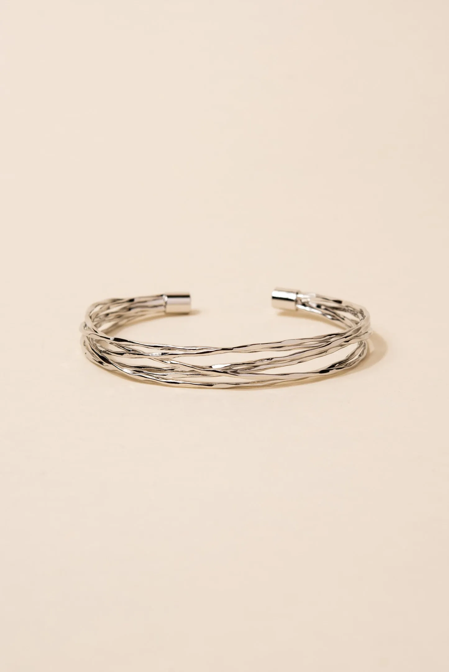 Kiera Woven Metal Bangle