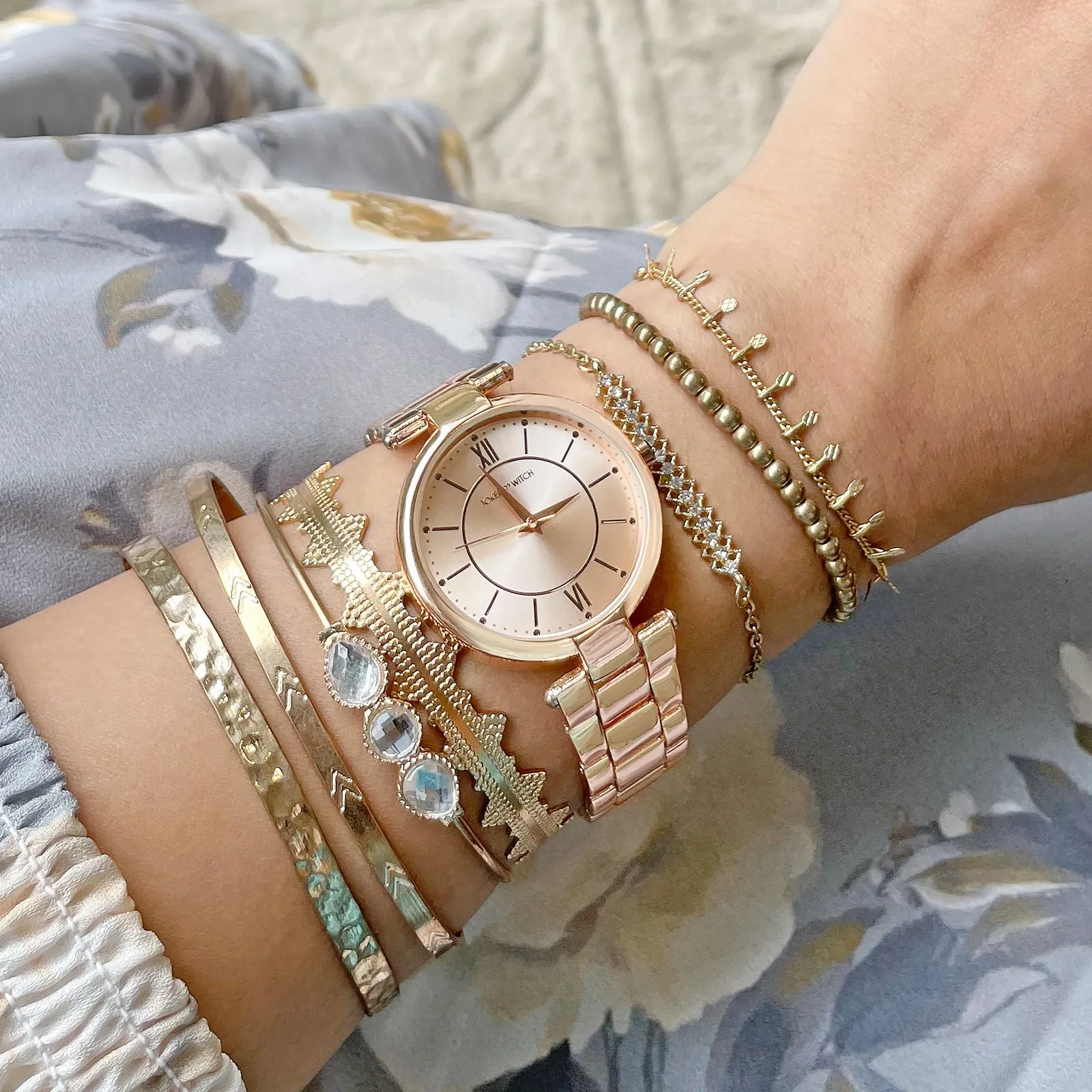 Lizzie Watch Bracelet Stack