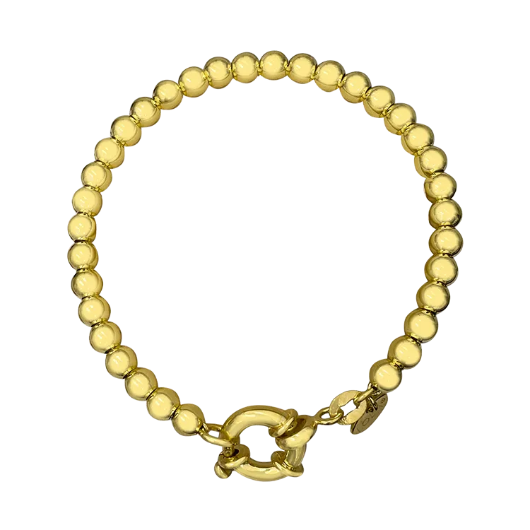 Lola Ball 5mm Bracelet - Gold