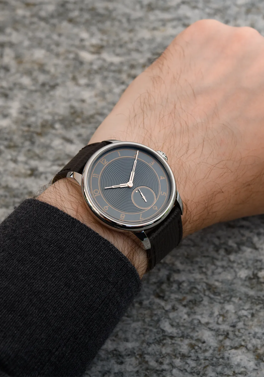 Louis Erard x The Horophile La Petite Seconde Metropolis Slate | LE59