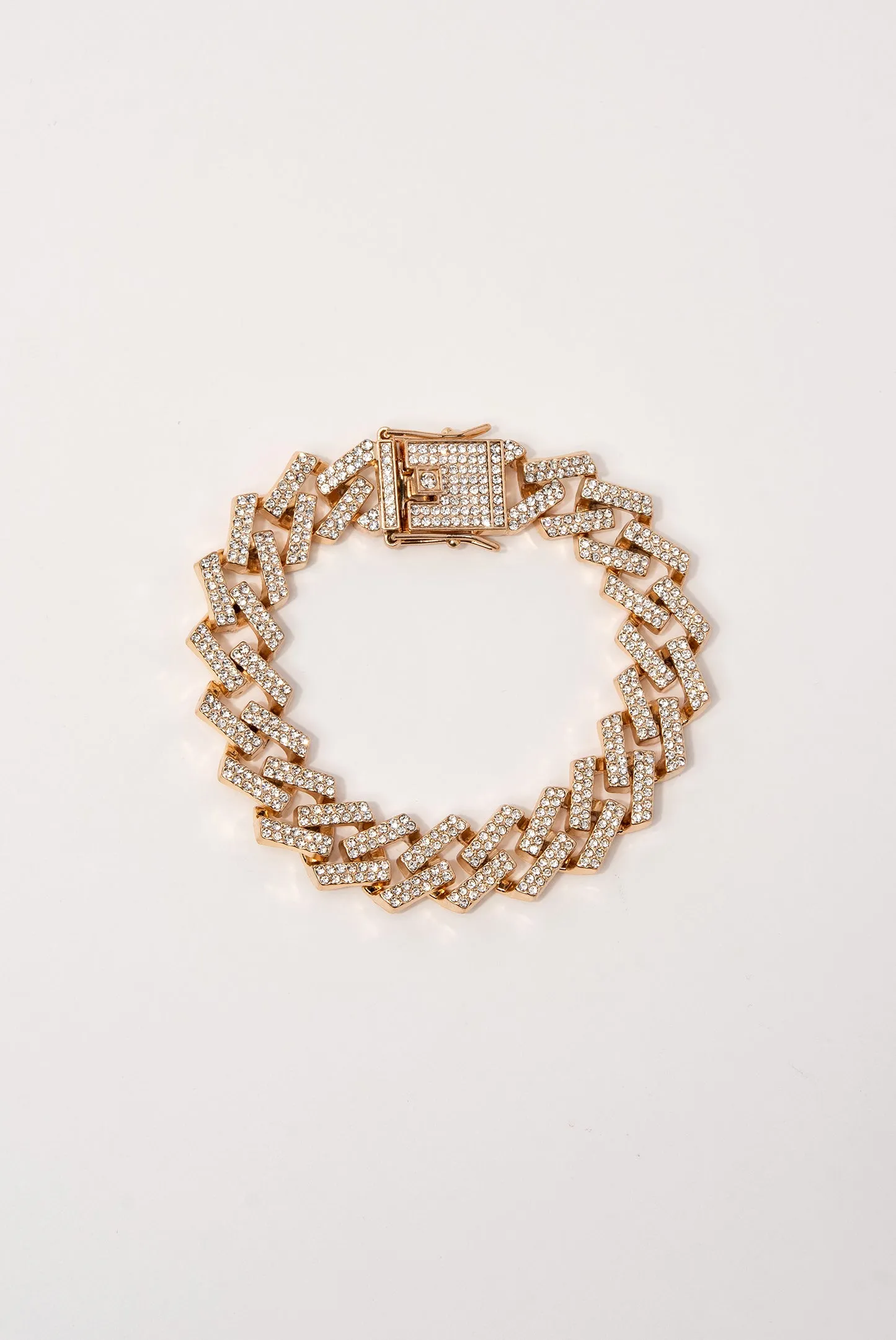 Mariah Rhinestone Link Bracelet