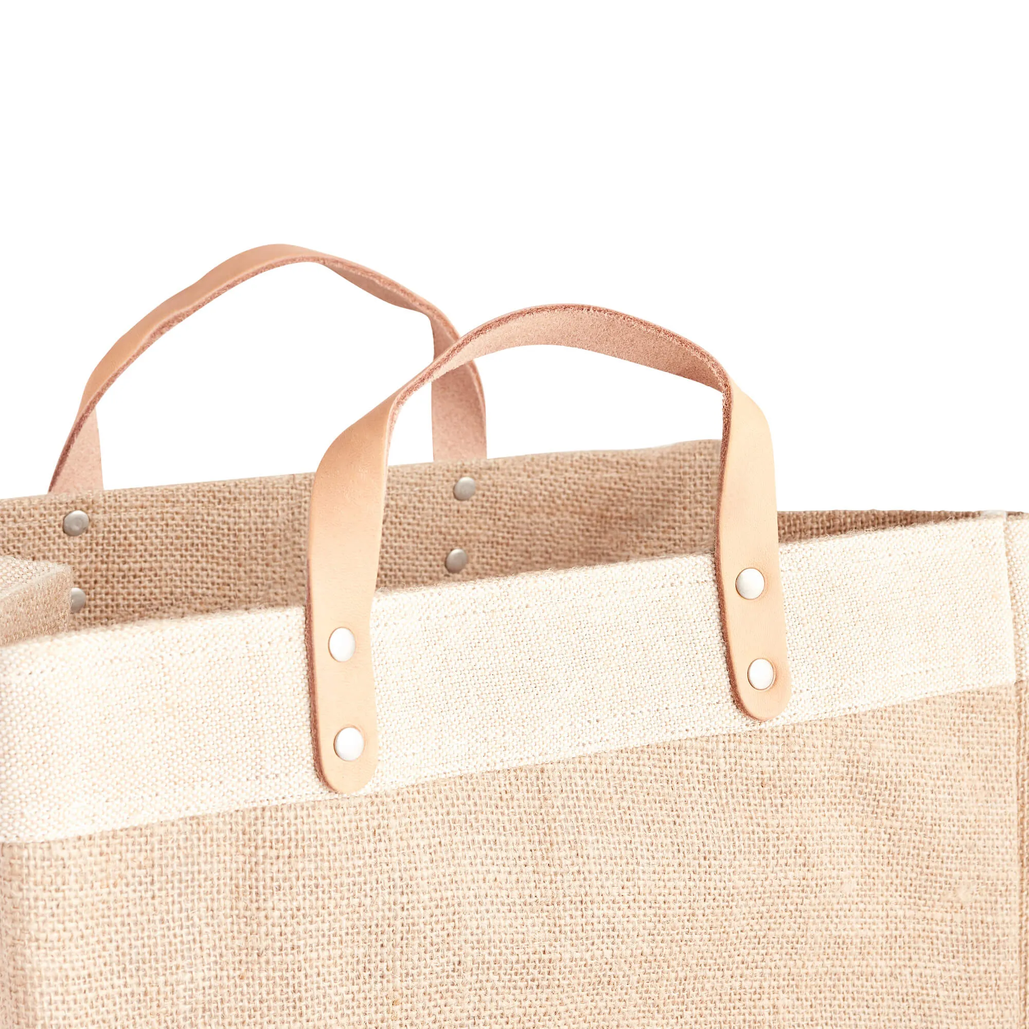 Market Bag in Natural with “Everything”