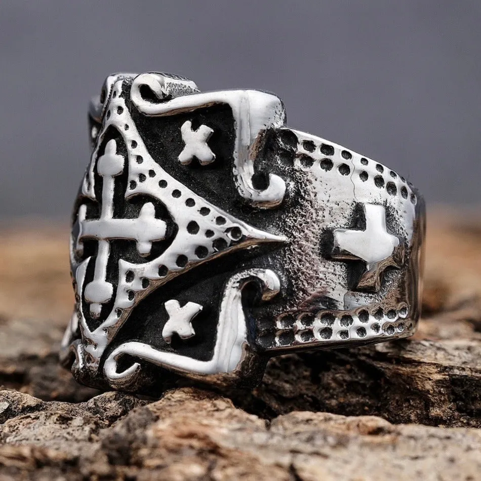 Medieval Crusader Ring - R53