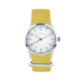 Millow Ciel children's watch - yellow braided bracelet