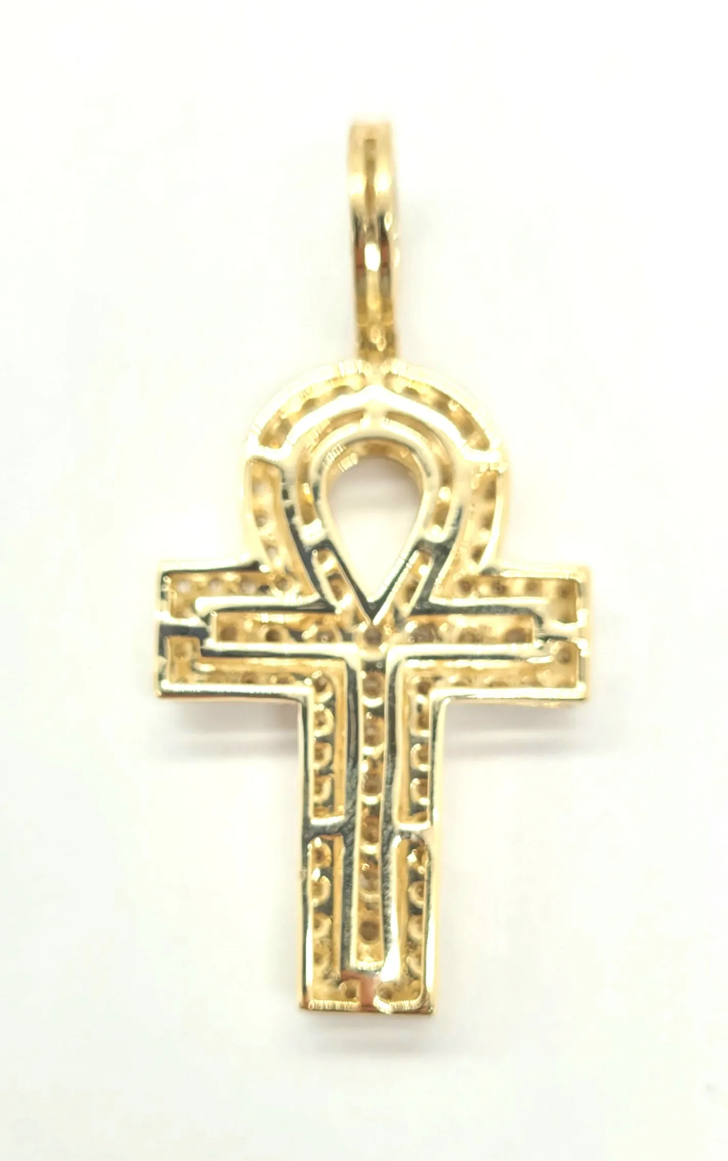 New 1.65 Carat Diamond Ankh Pendant