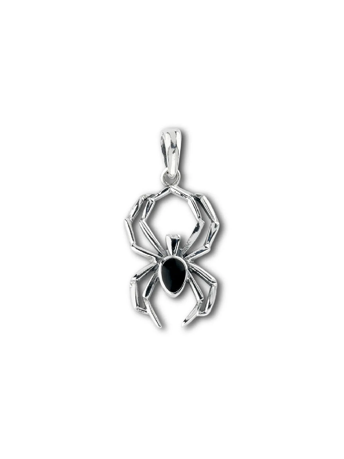 Onyx Spider Necklace