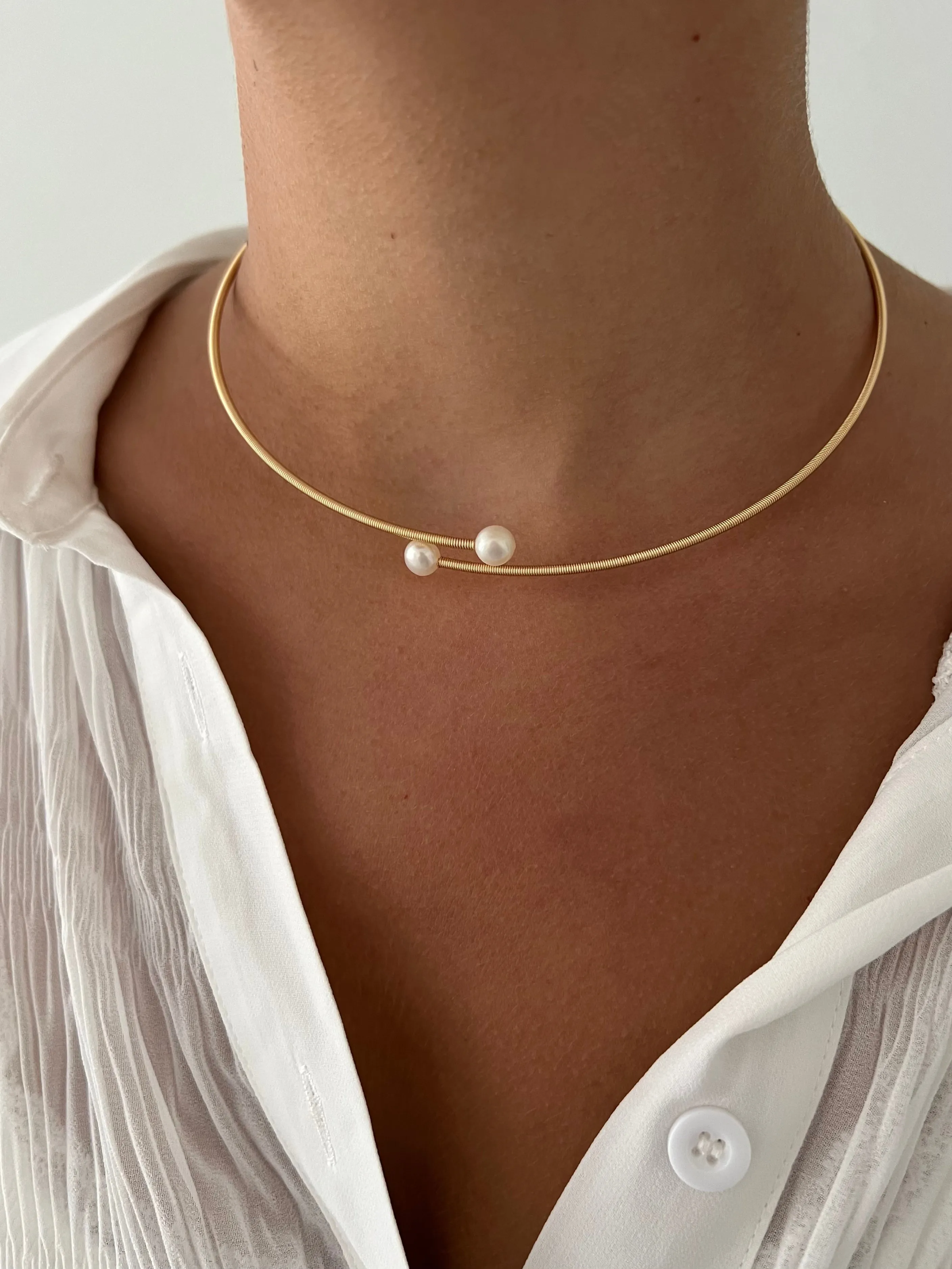 PEARL CRAZE CHOKER