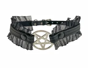 Pentagram Lace Choker