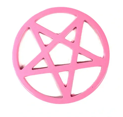 Pentagram spike choker