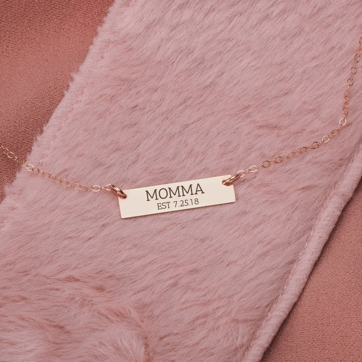 Personalized New Mom Necklace