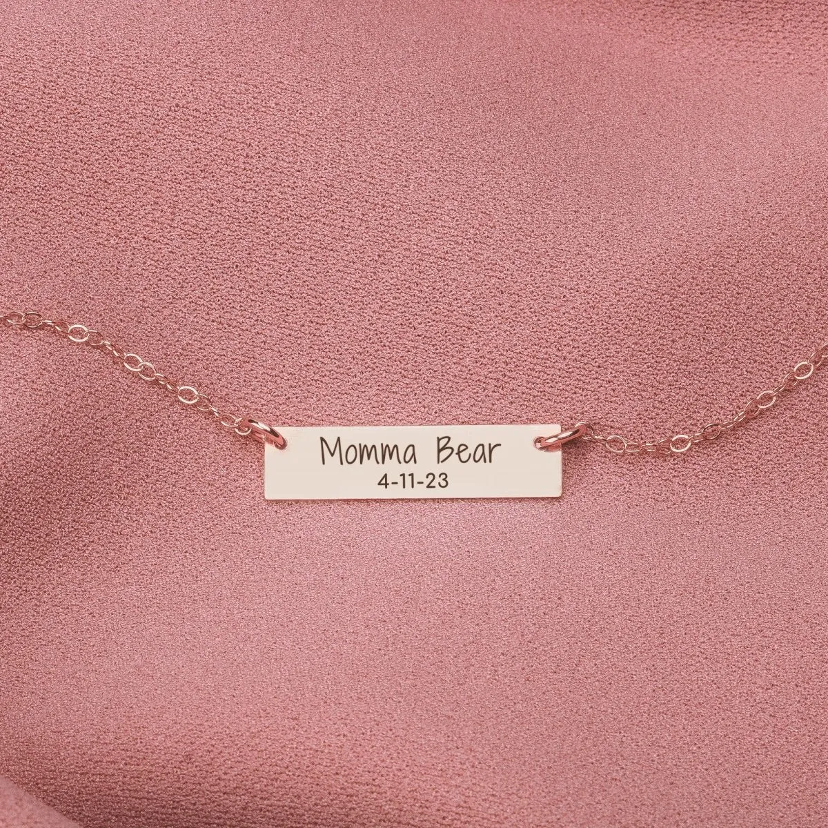 Personalized New Mom Necklace