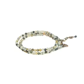 Prehnite Convertible Bracelet-Necklace