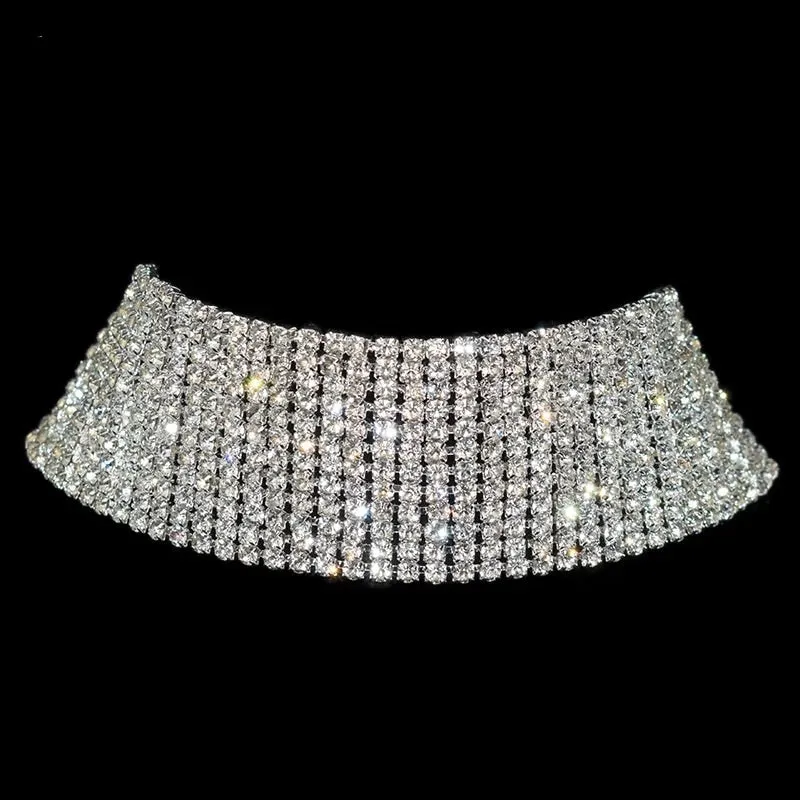 Reina Rhinestone Choker - 4 Styles