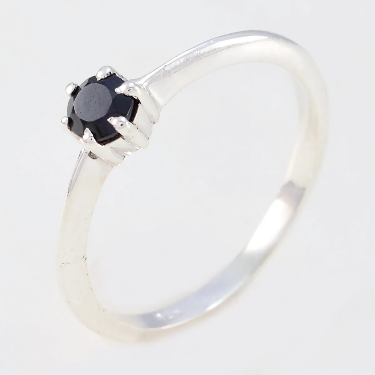 Riyo Adorable Gemstone Black Onyx Sterling Silver Rings Id Jewelry