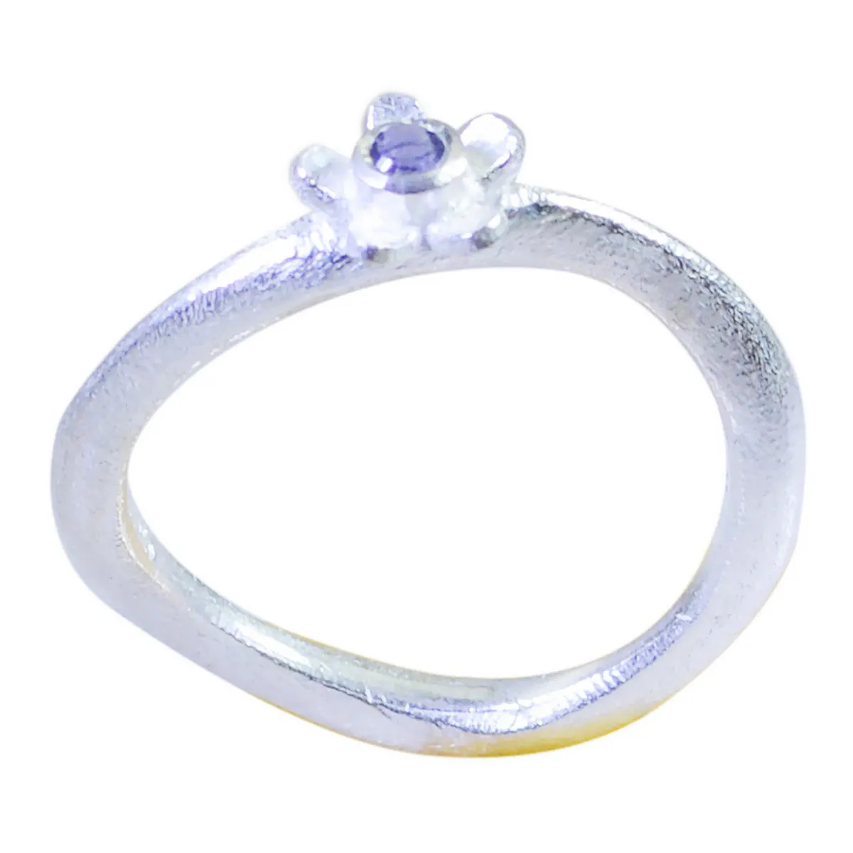 Riyo Bewitching Gems Iolite 925 Sterling Silver Rings Paper Jewelry