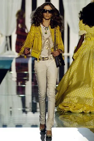 Roberto Cavalli - As Seen on the 2006 Runway Collection - Tee Shirt With Sunglasses and Necklace Design - IT 40