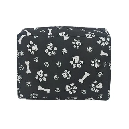 Round Of a Paws NGIL Large Cosmetic Travel Pouch