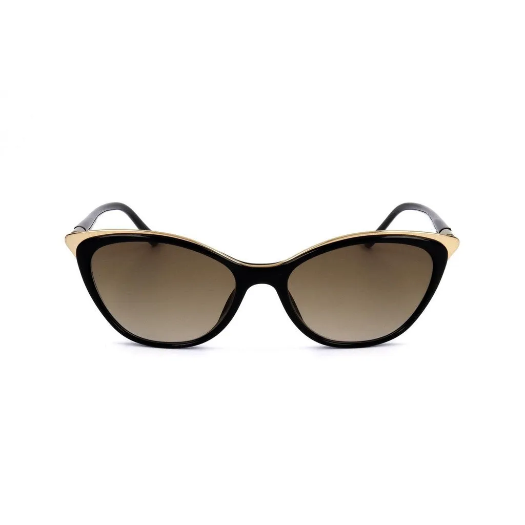 Safilo CIGLIA01S Acetate Women's Sunglasses, Black Gold