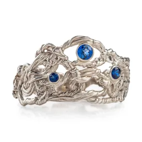 Sapphire Twist Ring