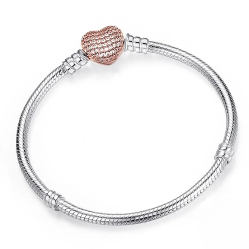 Sterling Silver Shiny Women Bracelets