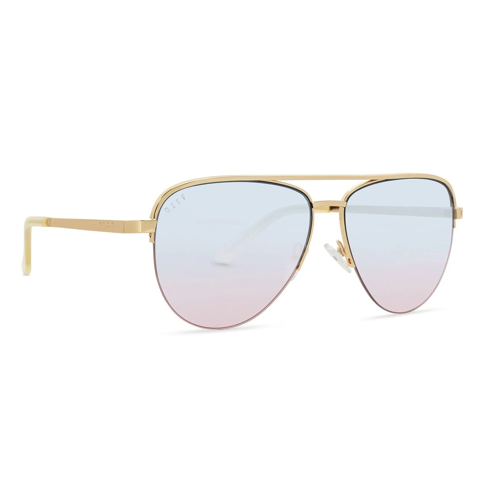 Tate Gold Blue to Lavender Flash Sunglasses