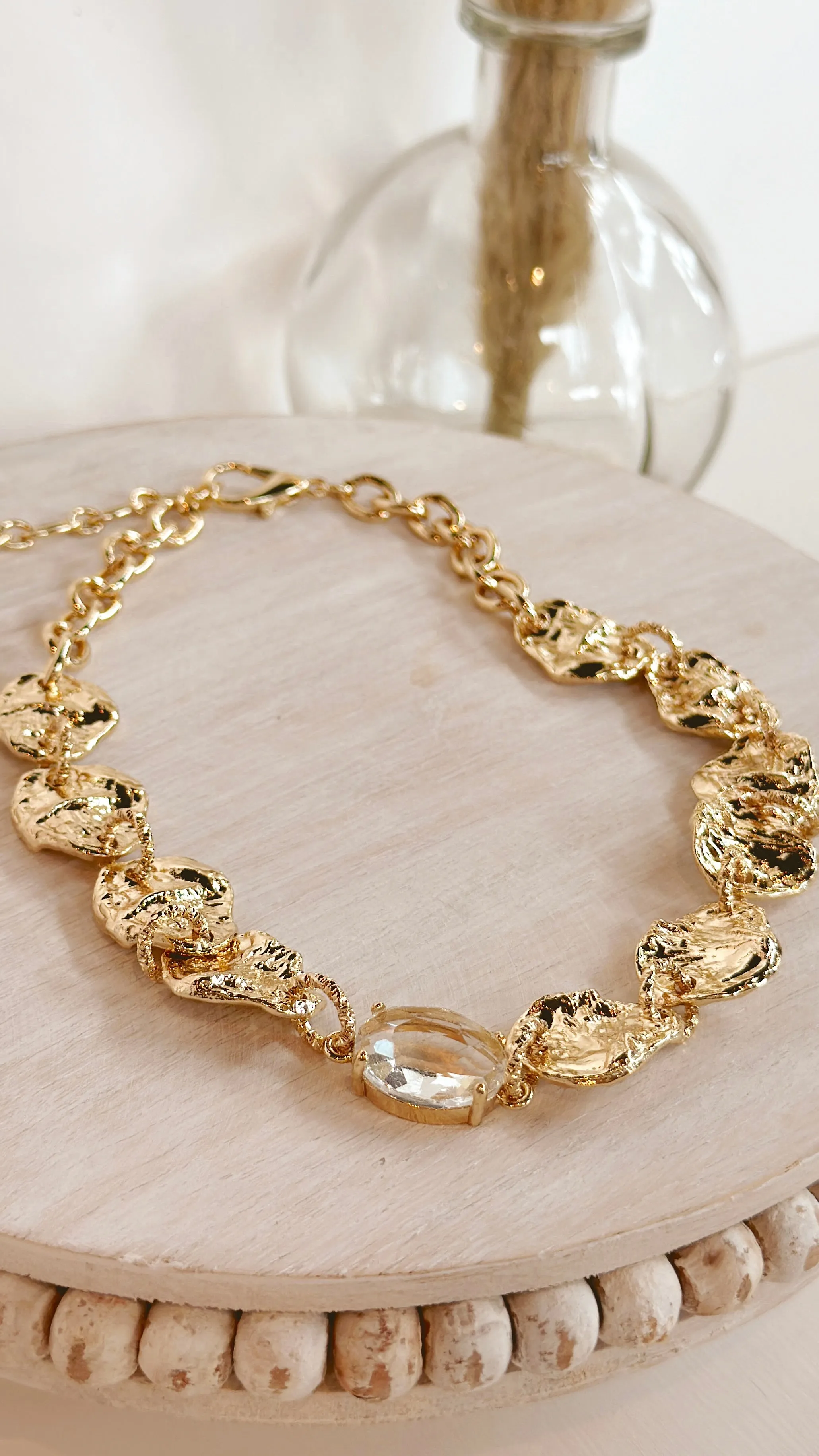 The Gold Stone Necklace