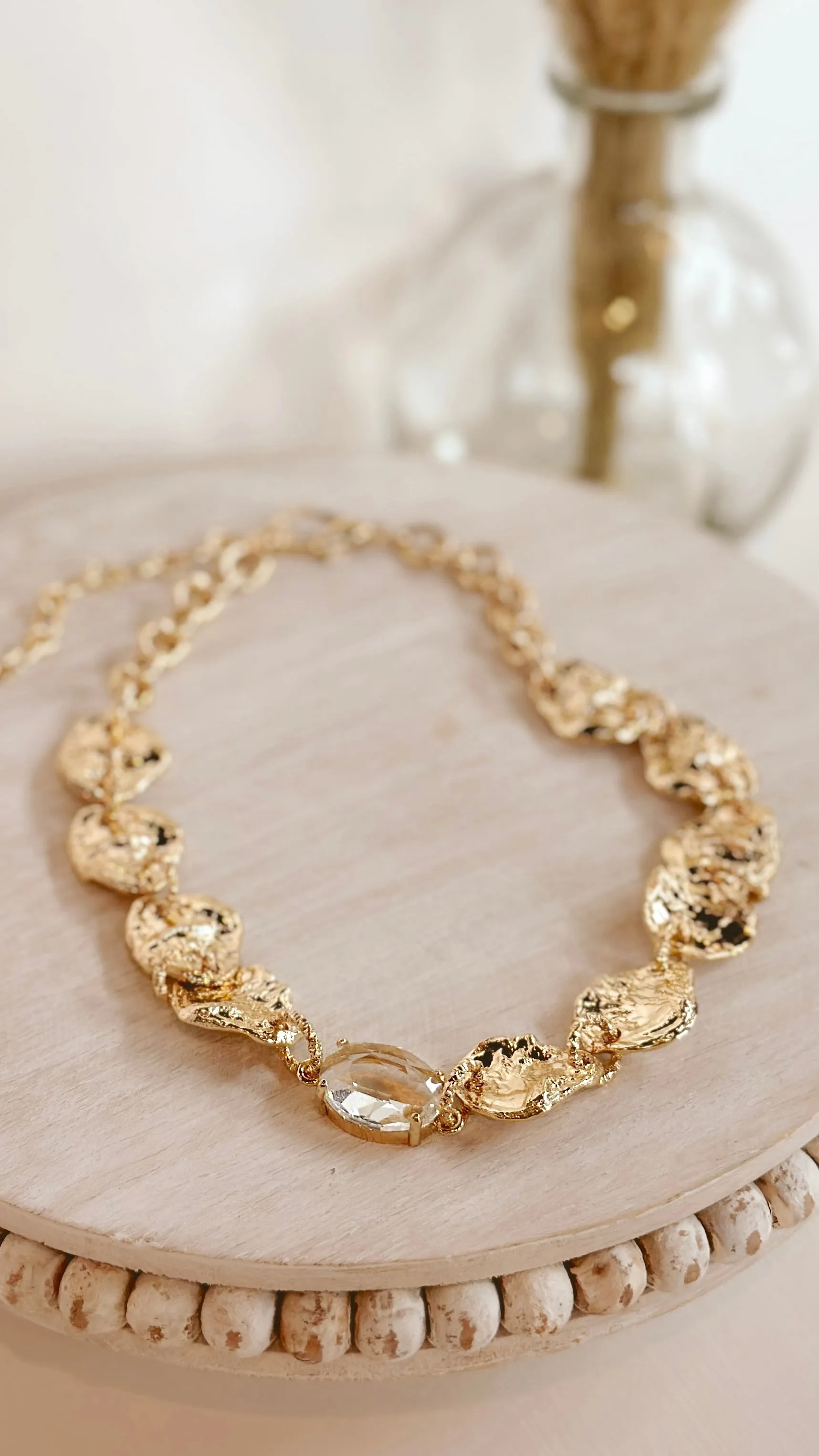 The Gold Stone Necklace