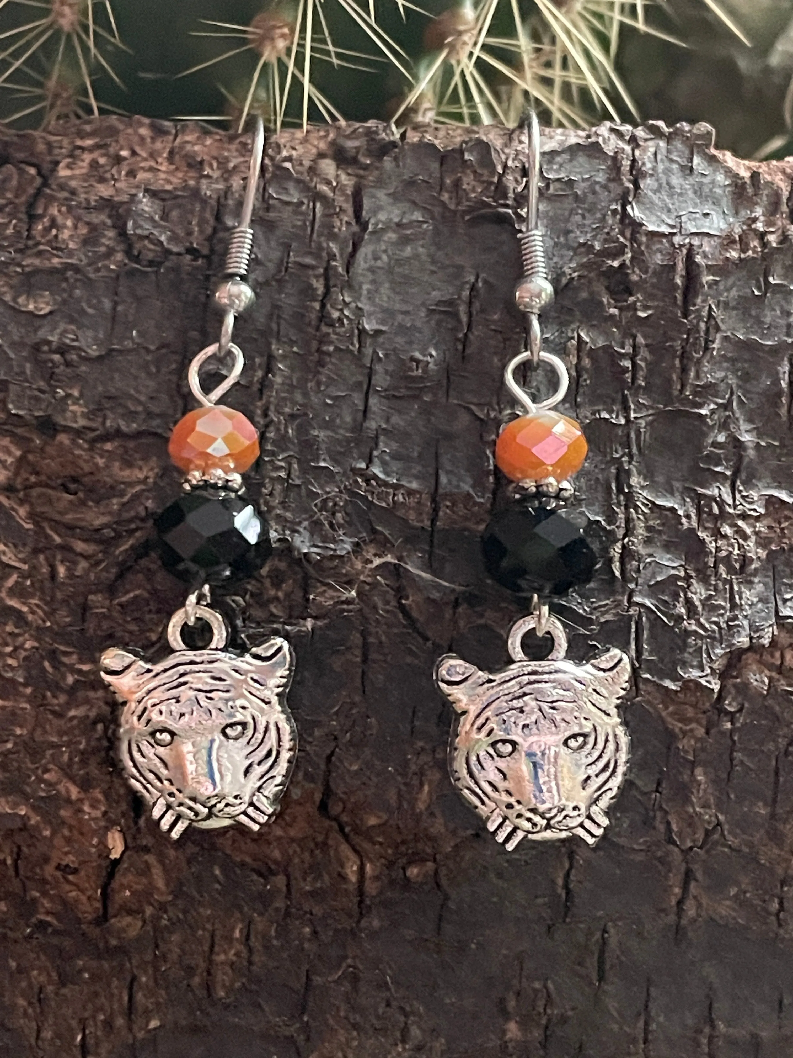 Tiger Earrings