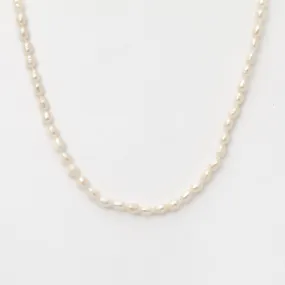 Tiny Seed Pearl Necklace