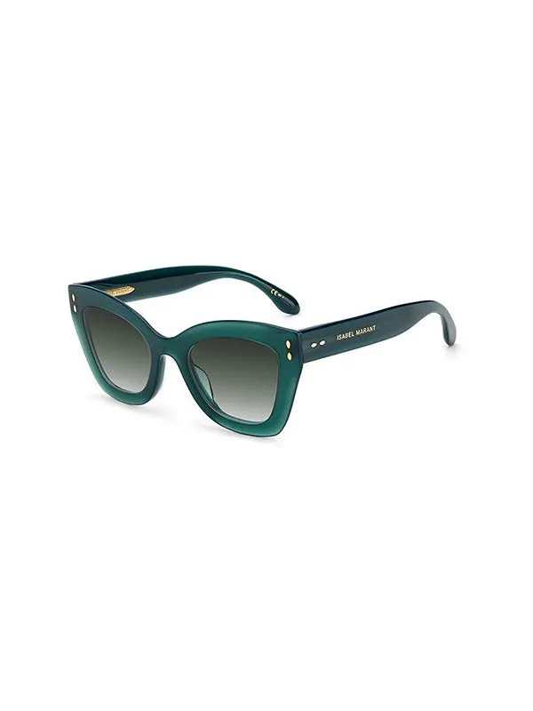 Trendy Sunglasses in Green