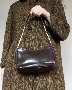 Vintage Chocolate Y2K Baguette Bag