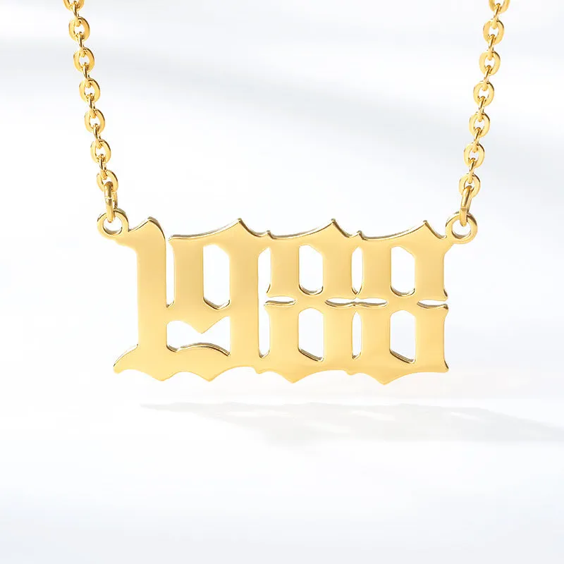 Year Necklace