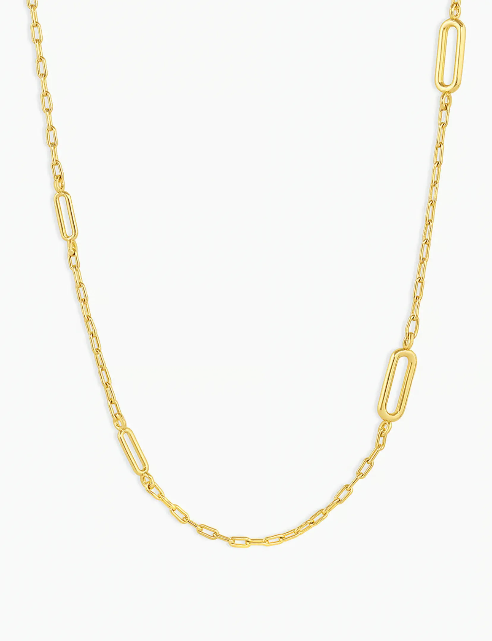 Zoey Link Necklace, Gold