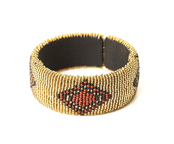 Zulu Beaded Cuff Bangle 11